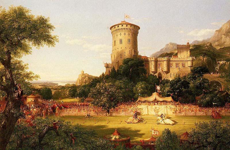 Thomas Cole The Past (1838) Germany oil painting art